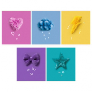 ТЕТРАДЬ 96Л КЛЕТКА "ПУШИСТЫЕ СНЫ"
