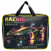 ПАПКА ПОРТФЕЛЬ НА МОЛНИИ С РУЧКАМИ А4 "RACING'' ТЕКСТИЛЬ 35*26,5*7.5СМ 