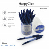 РУЧКА ШАРИКОВАЯ АВТОМАТИЧЕСКАЯ "HAPPY CLICK. МОРСКАЯ" 0.5ММ СИНЯЯ