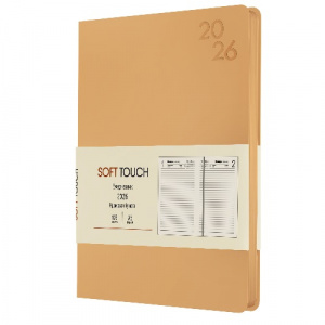 ЕЖЕДНЕВНИК А5 2026 LISTOFF 176Л 145х210ММ SOFT TOUCH НЕЗАБУДКОВЫЙ