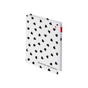 ЗАПИСНАЯ КНИГА A6 160Л "СЕРДЕЧКИ"