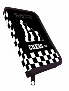 ПЕНАЛ ОДНОСЕКЦИОННЫЙ "CHESS-НО" 19*11СМ