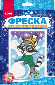 НАБОР ДЛЯ ТВОРЧЕСТВА "ФРЕСКА ЗИМНИЕ ЗАБАВЫ" НГ 