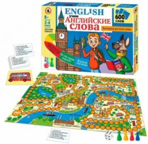 ИГРА НАСТОЛЬНАЯ "ВИКТОРИНА ВИКТОРИНА ДЛЯ ВСЕЙ СЕМЬИ ENGLISH УЧИМ АНГЛИЙСКИЕ СЛОВА" 
