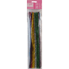 НАБОР ДЛЯ ТВОРЧЕСТВА "ПРОВОЛОКА ШЕНИЛ ПУШИСТАЯ" 0,6*30СМ 30ШТ БЛЕСТЯЩАЯ АССОРТИ