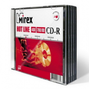 ДИСК CD-R MIREX BRAND 700МB 52Х ФУТЛЯР