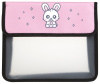 ПАПКА Д ТЕТР С КЛАПАНОМ НА ЛИПУЧКЕ А5 "LOVELY BUNNY '' ПЛАСТИК 24*20*7СМ