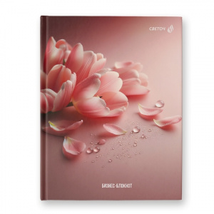 ЗАПИСНАЯ КНИГА А5 80Л СВЕТОЧ "РОЗОВЫЙ ЛЕПЕСТОК"