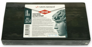 ПЛАСТИЛИН СКУЛЬПТУРНЫЙ МЯГКИЙ VISTA-ARTISTA 1000Г ОЛИВКОВЫЙ 