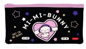 ПЕНАЛ МЯГКИЙ ПЛОСКИЙ "MI-MI BUNNY" 20,5*11СМ