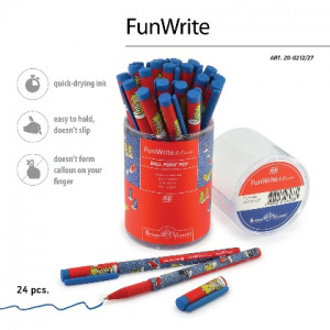 РУЧКА ШАРИКОВАЯ "FUN WRITE. КЕДЫ РАЗНОЦВЕТНЫЕ"