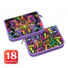 ПЕНАЛ КАРКАСНЫЙ ДВУХСТВОРЧАТЫЙ С НАПОЛНЕНИЕМ "БАБОЧКА" 20,5*13,5*3СМ 18 ПРЕДМЕТОВ