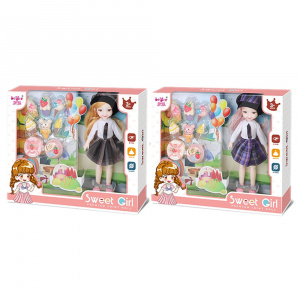 ИГРУШКА НАБОР КУКЛА СО СЛАДОСТЯМИ 8ПР