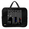 ПАПКА ПОРТФЕЛЬ НА МОЛНИИ С РУЧКАМИ А4 "РОССИЯ" ТЕКСТИЛЬ 35*26,5*4,5СМ