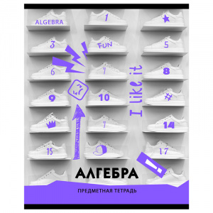 ТЕТРАДЬ 40Л КЛЕТКА "NEON. АЛГЕБРА"