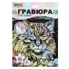 ГРАВЮРА СКРЕТЧИНГ 18*24СМ "КОШКА"