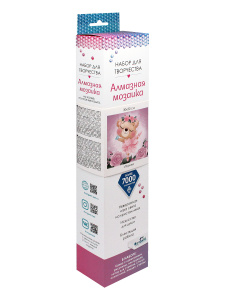 АЛМАЗНАЯ МОЗАИКА 30*30 СМ "ПУАНТЫ"