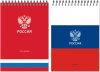 БЛОКНОТ А5 50 ЛИСТОВ ГРЕБЕНЬ "РОССИЯ"