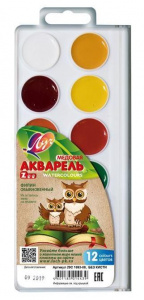 КРАСКИ АКВАРЕЛЬНЫЕ "МИНИ"12 ЦВ