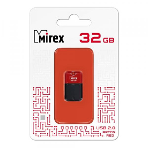 КАРТА ПАМЯТИ MIREX 32ГБ "ARTON RED" КРАСНАЯ