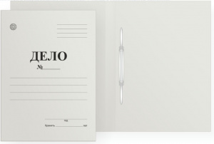 ПАПКА СКОРОСШИВАТЕЛЬ КАРТОН ДЕЛО 360Г/М2 DOLCE COSTO НЕМЕЛОВАННАЯ 