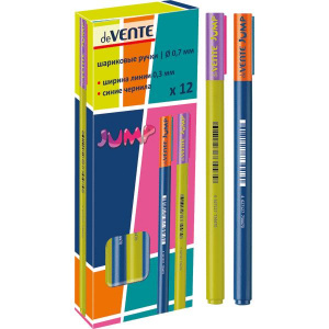 РУЧКА ШАРИКОВАЯ deVENTE JUMP 0.7ММ СИНЯЯ