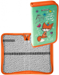 ПЕНАЛ ОДНОСЕКЦИОННЫЙ "FOXY" 20,5*12 СМ