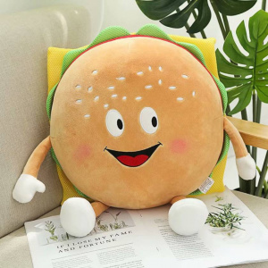 ИГРУШКА-ПОДУШКА ГАМБУРГЕР 30*20СМ 