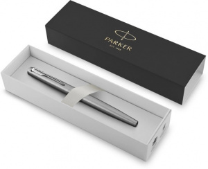 РУЧКА ПОДАРОЧНАЯ ПЕРЬЕВАЯ PARKER JOTTER CORE СИНЯЯ 1,0ММ ЦВЕТ КОРПУСА ХРОМ