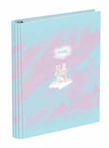 ТЕТРАДЬ НА КОЛЬЦАХ 160Л КЛЕТКА А5 "FLUFFY" 