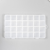 КОРОБКА ПЛАСТИК ПРЯМОУГОЛЬНАЯ 21*13*1,8СМ