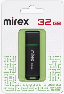 КАРТА ПАМЯТИ MIREX 32Gb "SPACER BLACK" ЧЕРНАЯ