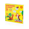 ПЛАСТИЛИН ВОСКОВОЙ "КАЛЯКА"12 ЦВ 180 Г  