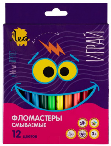 ФЛОМАСТЕРЫ ЛЕО "ИГРАЙ" 12ЦВ 