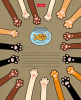 ТЕТРАДЬ 18Л КЛЕТКА "НА МЯГКИХ ЛАПКАХ"