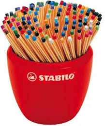 РУЧКА КАПИЛЛЯРНАЯ STABILO POINT 0.4ММ АССОРТИ