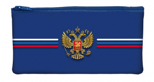 ПЕНАЛ МЯГКИЙ ПЛОСКИЙ "Я ЛЮБЛЮ РОССИЮ" 20,5*11СМ
