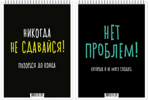 БЛОКНОТ А5 НА ГРЕБНЕ "АКАДЕМИЯ ХОЛДИНГ" 60 ЛИСТОВ