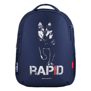 РЮКЗАК МОЛОДЕЖНЫЙ "RAPID.ВОЛК" 42*31*14СМ
