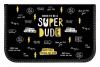 ПЕНАЛ КАРКАСНЫЙ ДВУХСТВОРЧАТЫЙ "SUPER BOY" 19*9*3СМ