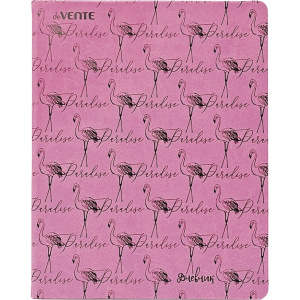 ДНЕВНИК УНИВЕРСАЛЬНЫЙ "FLAMINGO ON THE PINK" С ОБЛОЖКОЙ ИЗ ИСКУССТВЕННОЙ КОЖИ 