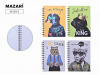 ЗАПИСНАЯ КНИЖКА "MAZARI"  АССОРТИ
