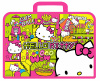 ПАПКА ПОРТФЕЛЬ НА МОЛНИИ С РУЧКАМИ А4 "HELLO KITTY'' ПЛАСТИК 34*24.5*7,5СМ