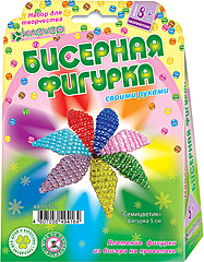НАБОР ДЛЯ ТВОРЧЕСТВА ФИГУРКА ИЗ БИСЕРА  "СЕМИЦВЕТИК"
