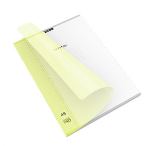 ТЕТРАДЬ 48Л КЛЕТКА A4 "COVERPRO НЕОН ЖЕЛТАЯ"