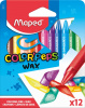 НАБОР ВОСКОВЫХ МЕЛКОВ MAPED COLOR'PEPS 12 ЦВ 