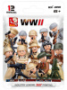 КОНСТРУКТОР WWII "ФИГУРКИ ГЕРОЕВ. АРМИЯ" 5ШТ