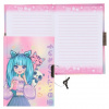 ЗАПИСНАЯ КНИЖКА А6 56Л "ANIME GIRL" С ЗАМОЧКОМ