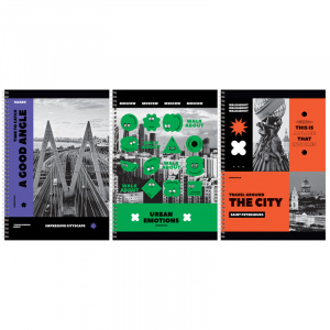 ТЕТРАДЬ 80Л КЛЕТКА А4 "MEGAPOLIS"