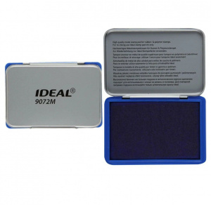 ПОДУШКА ШТЕМПЕЛЬНАЯ "IDEAL" СИНЯЯ 70*110